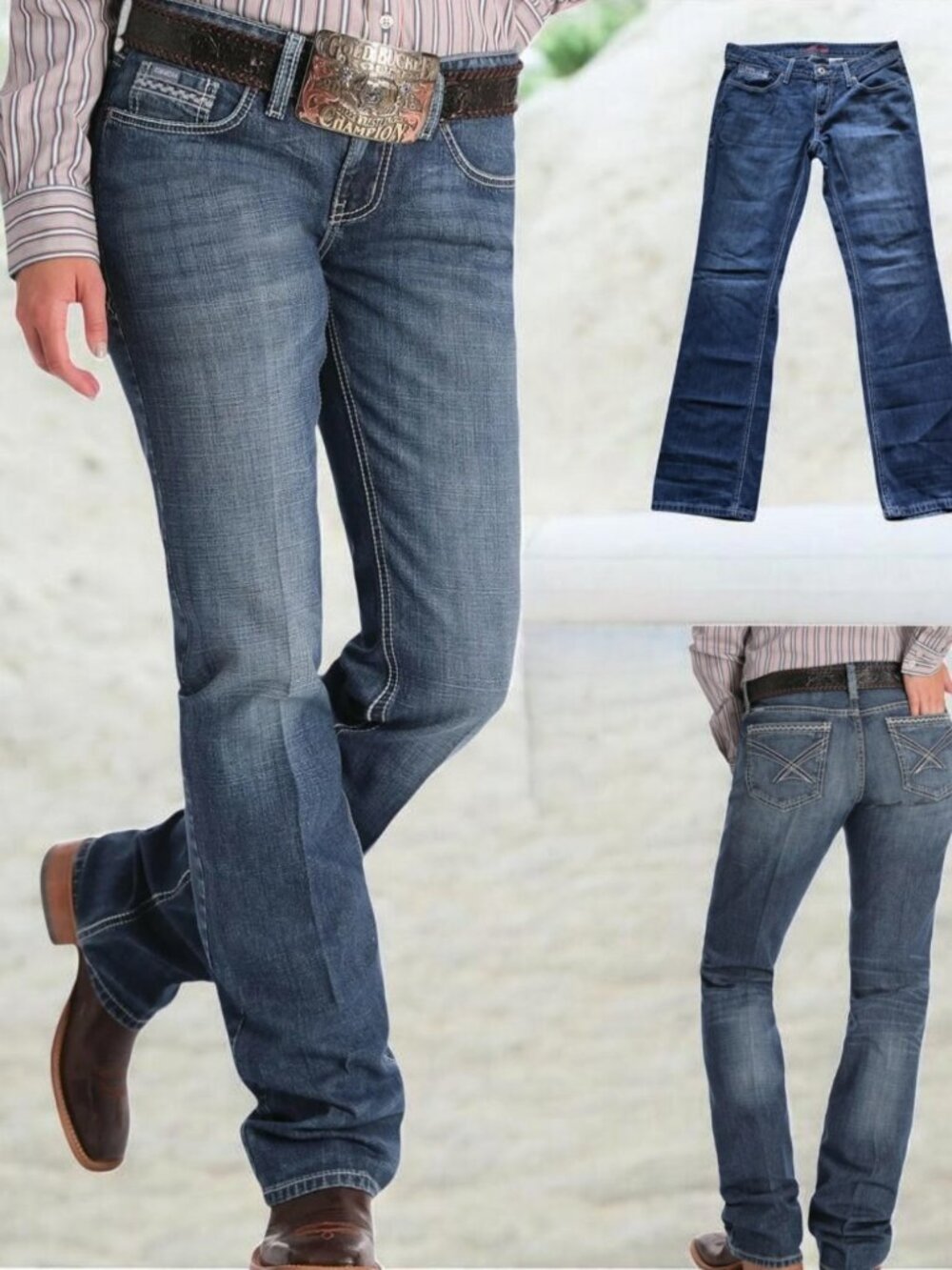 CINCH (30/9) ADA Relaxed Fit Classic Bootcut Style MJ82252071 Blue Jeans